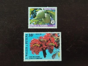 &5109/ Wallis & Futuna - 1986 - Mi 497 498 - Blumen Obst - MNH - Bild 1 von 1