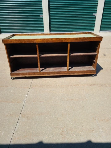 Antique Hardware Store Display Cabinet Cover