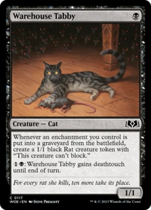 WARHOUSE TABBY X 4 N/M WILDS OF ELDRAINE MAGIC THE GATHERING - Picture 1 of 1