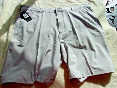 Pantalones cortos de golf Greg Norman Performance elásticos nuevos con etiquetas, para hombre 40, 42, $60, gris Foto 1 de 4