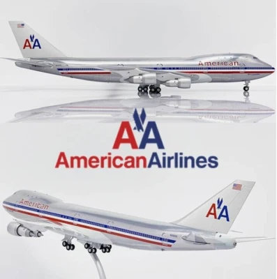 JC Wings 1/200 XX20289, Boeing 747-100 American Airlines N9665 lucido - Immagine 1 di 4