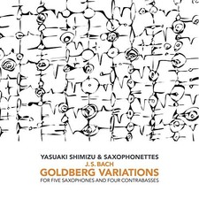 YASUAKI SHIMIZU & SAXOPHONETTES-GOLDBERG VARIATIONS-JAPAN 2 LP Ltd/Ed P54