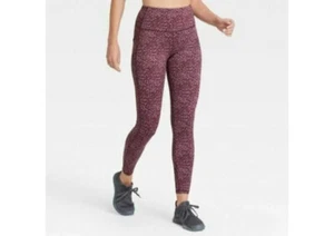Leggings All In Motion™ de cintura alta de leopardo Jacquard tallas XS o XXL - morera - Imagen 1 de 9