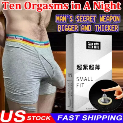 10PCS Small Size Ultra Thin Latex Condom for Men Sex Products Tight Condoms 45mm - Image 1 of 4
