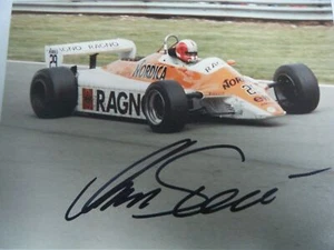 AUTOGRAPH MARC SURER SIGNED AUTOGRAPHED PHOTOGRAPH ARROWS A4 1982 - Picture 1 of 1