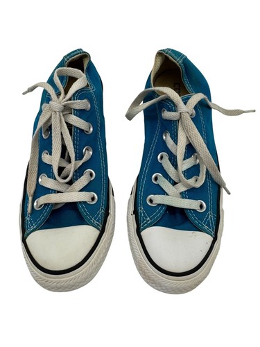 Sneakers basse Converse giovanili taglia 5 5 donna 3 5 uomo unisex tela blu