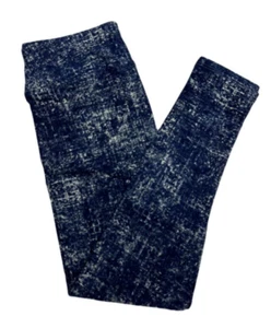 LuLaRoe Mädchen Leggings S/M Größe 2T-6+ blau Jegging Jeans Druck Small Medium neu mit Etikett - Bild 1 von 3