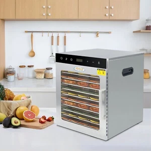 CMI 10 bandeja doble capa acero inoxidable deshidratador de alimentos secador de frutas y verduras - Imagen 1 de 10