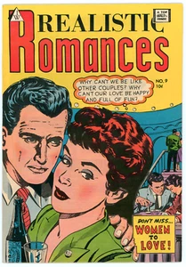 Realistic Romances #9 (1963) Art Myron Fass! Women to Love! - Bild 1 von 2