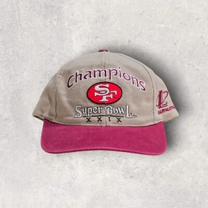 Vintage Logo Athletic San Francisco 49ers Super Bowl XXIX Champions Snapback Hat - Picture 1 of 4