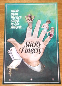 Scarce 'STICKY FINGERS' FILM CAMPAIGN ADVERTISING - MOVIE PRESS BOOK (XB01) - Picture 1 of 11