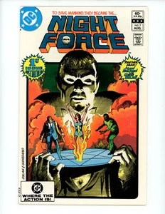 Night Force #1 1982 DC Comics NM- Baron Winter Direct Comic Book - Picture 1 of 6