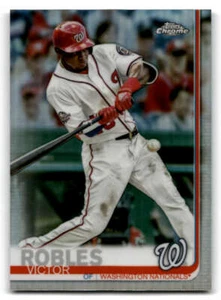 2019 Topps Chrome Refractors #33 Victor Robles (ref 208015) - Picture 1 of 2