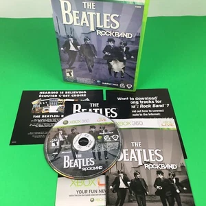 The Beatles Rockband Xbox 360 Microsoft Xbox Live 2009 Case, Disc And Manual - Picture 1 of 6