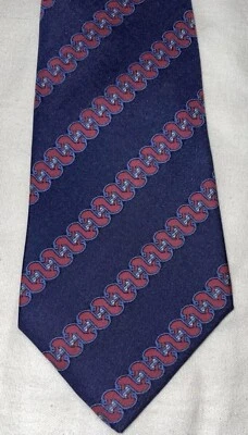 Cravatta Hermès Paris 100% Seta - Imagen 1 de 4