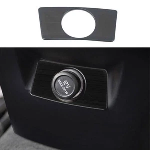 Fit For Volvo XC90 2016-2023 Black Titanium Rear Cigarette Lighter Panel Trim - Picture 1 of 8