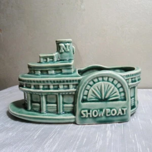 Brush Pottery #287 Showboat grün ca. 50er Jahre - Bild 1 von 8