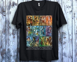 Star Wars Celebración Mural Arte Paneles Camiseta Unisex Camiseta Niño Camiseta 100159 - Imagen 1 de 4