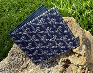 Goyard -Bifold Victoire Wallet Men- Navy - Picture 1 of 3
