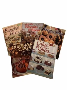 5 x Baking Cakes Cookies Biscuits Scones Slices Desserts Cook Lot bulk Bundle - Picture 1 of 24