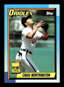 CRAIG WORTHINGTON ⚾ 1990 Topps Baseball #521 Baltimore Orioles - Bild 1 von 2
