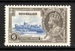 SEYCHELLES STAMPS ISSUED DURING REIGN OF KING GEORGE VI IN PLASTIC MOUNTS - Picture 1 of 15