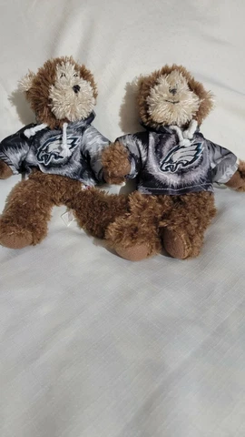 Philadelphia Eagles Plush Teddy Bears (2) (9") Cover