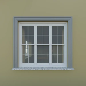 15 Meter Fassadenleiste L-5 in Grau - Dekoratives XPS-Außenstück - Bild 1 von 8