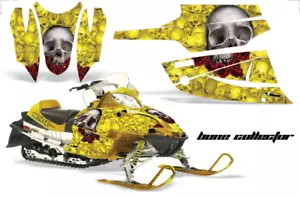 Full Graphics kit Sticker Decal Wrap for Arctic Cat Firecat BONES YELLOW - Bild 1 von 1