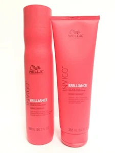 (2 PACK)Wella Invigo Brilliance Shampoo & Conditioner Fine/Normal Duo 10.1,8.4oz - Picture 1 of 1