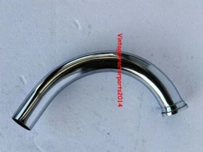 YAMAHA RX125 RX100 RX135 SCHALLDÄMPFER AUSPUFFBOGEN ROHR - BUDGET CHROM - Bild 1 von 3