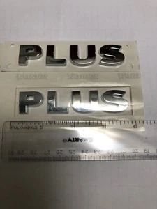 Lot of 2 Genuine VW "PLUS" Emblems 5M0853675J 5M0 853 675 J - New Open Box - Picture 1 of 5