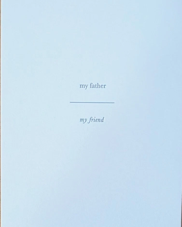 Away Laughing Paperworks My Father Flat Note 4.25" x 5.5" Foto 1 de 3