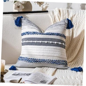 Navy Decorative Throw Pillow Cover 20x20 Square 20" x 20" (Pack of 1) Dark Blue - Picture 1 of 8