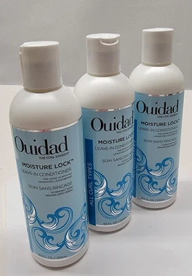 Lote de (3) acondicionador sin enjuague Ouidad Moisture Lock 8,5 oz Foto 1 de 3