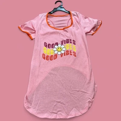 Good Vibes Dog Shirt Size XL NWT Pink Halloween Costume Pet  - Image 1 of 4