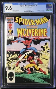 Spider-Man vs. Wolverine #1 CGC 9.6 • Marvel Comics 1987 - Imagen 1 de 2