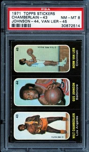 1971 Topps Sticker Basketball 1971 Topps Sticker PSA 8 - Bild 1 von 2