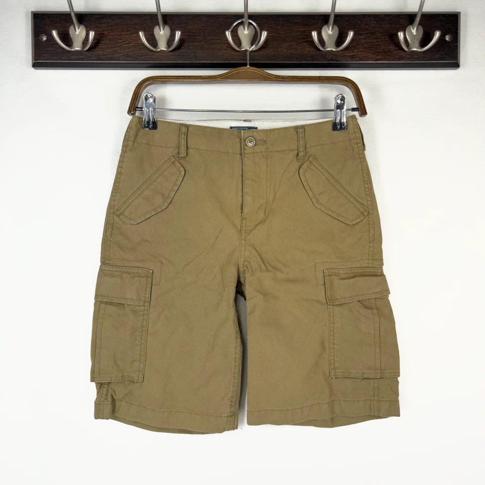 Polo Ralph Lauren Classic Chino Cargo Khaki Shorts Kids Size 12 - Image 1 of 4