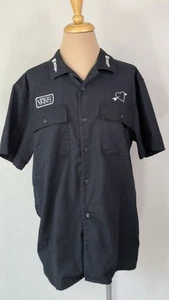Vans Camicia Bottoni Uomo Media Nera Vestibilità Classica Elijah Berle Off Wall - Foto 1 di 8