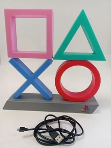PlayStation Icons Light Lamp Officially Licensed USB Powered Gamer Decor 11"x12 - Picture 1 of 8
