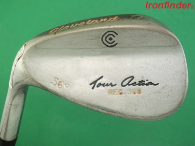 Cleveland Tour Action Reg 588 Sand Wedge 56* Steel Stiff Shaft Mens LEFT HANDED - Image 1 of 4