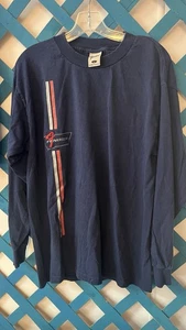 FENDER GUITAR LOGO Licensed Men's Long Sleeve T Shirt Size Large VG++ - Picture 1 of 4
