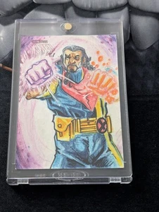 2025 Topps Finest Marvel X-Men '97 - Bishop - Sketch - Jason Sobol Auto 1/1 - Picture 1 of 2