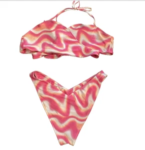 JMP THE LABEL SIZE XL PATTERNED 2 PIECE BIKINI SWIMSUIT - Picture 1 of 8