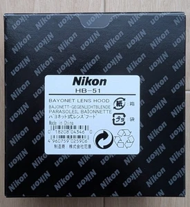 NIKON Lens hood HB-51 for AF-S 24mm F1.4G ED - Picture 1 of 3