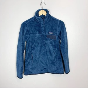 Patagonia Lightweight Synchilla Pullover woman size XS navy blue - Picture 1 of 8