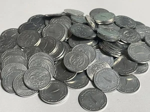 Lot of 98 Vintage ALGERIA 1 Centime Coins 1964 Uncirculated - Foto 1 di 3