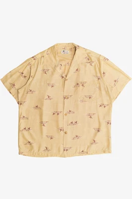 Camisa Hawaiana De Colección Rara Kahala Hecha en Honolulu Rockabilly True Boat Atomic Foto 1 de 4