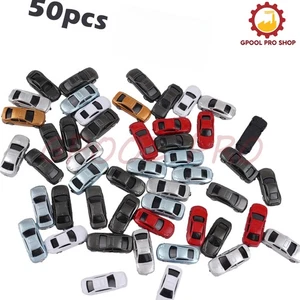 Railway Scenery Building Model N Scale Model Car 1??160 Model 50pcs Color - Picture 1 of 6